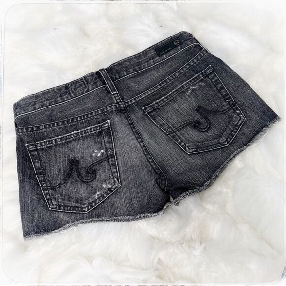 Adriano goldschmied black denim shorts - Picture 2 of 5
